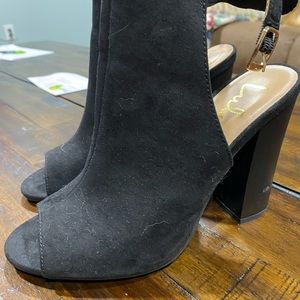 Lulus Peep Toe Booties
